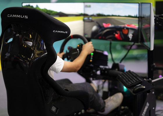 Servo Motor Car Racing Simulator Cockpit với thiết kế ly hợp lõm